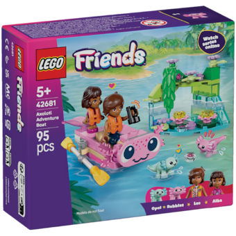 LEGO® Friends 42681 Dobrodružný člun s axolotly**