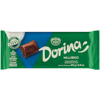 Kraš Dorina Mléčná čokoláda se sladidly