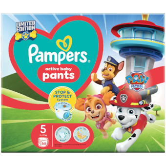 Pampers Plenkové kalhotky Tlapková patrola