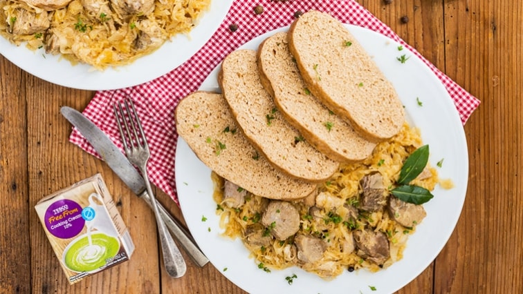 Segedínsky guláš s knedľou