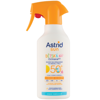 Astrid Sun Dětské mléko na opalování ve spreji SPF 50+