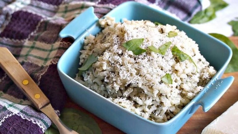 Risotto con spinaci (špenátové risotto)