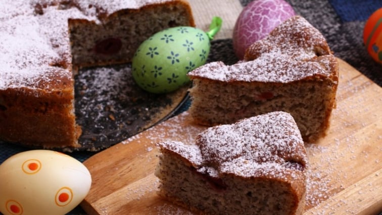 Kefíres-meggyes tészta