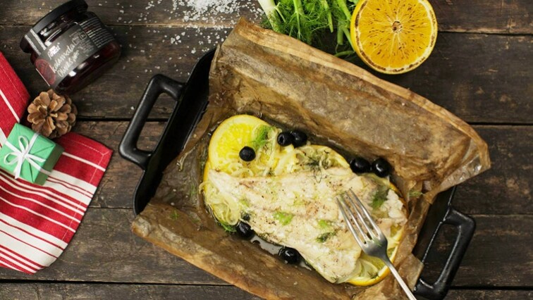 Treska s pomarančom a feniklom