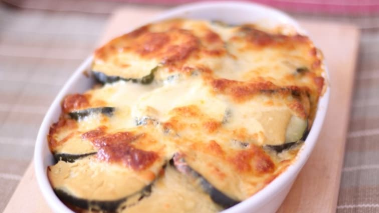 Sütőben sült rakott cukkini