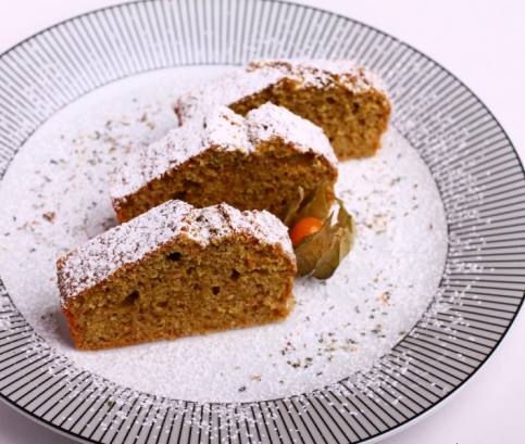 Diós-vajas sütemény