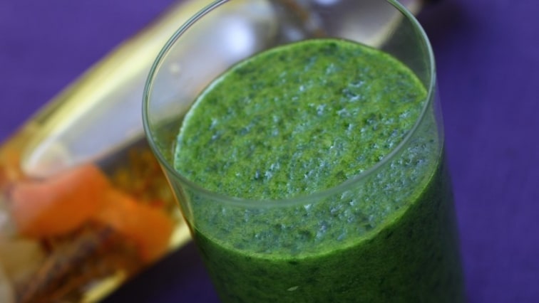 Banános zöld turmix