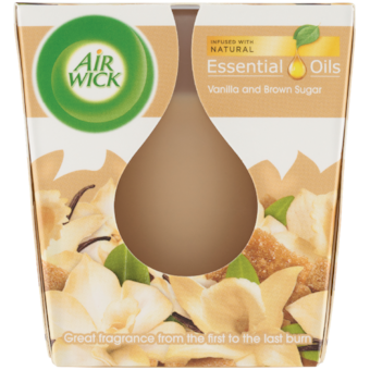 Air Wick Svíčka vanilka a karamel