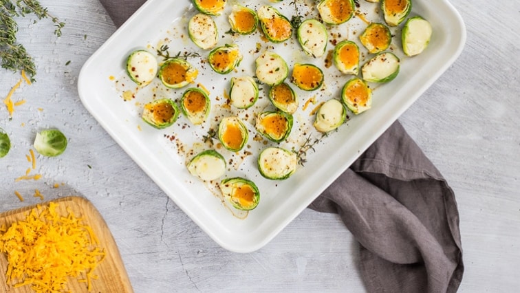 Zapekaný ružičkový kel