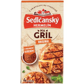 Sedlčanský Hermelín na gril originál s grilovacím kořením