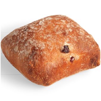 Bulka s brusinkami a skořicí