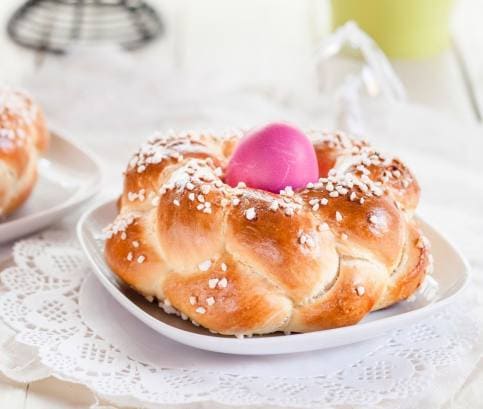 Cukormentes húsvéti fonott kalács