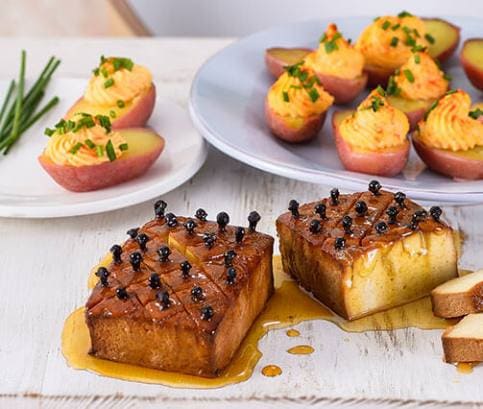 Tesco Plant Chef uzené tofu s plněnými bramborami