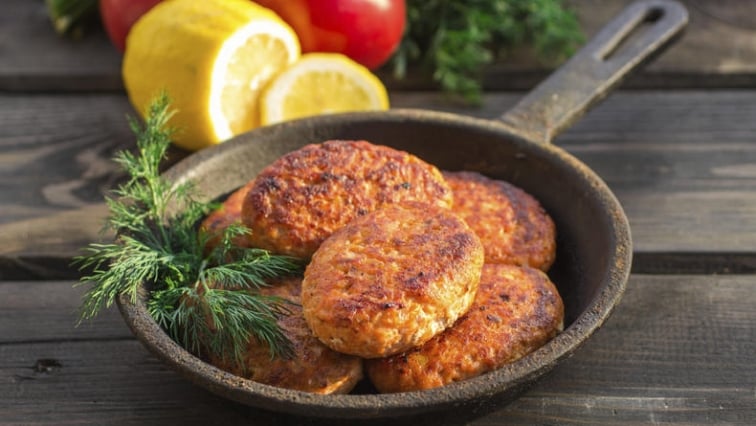 Lososové mini placičky