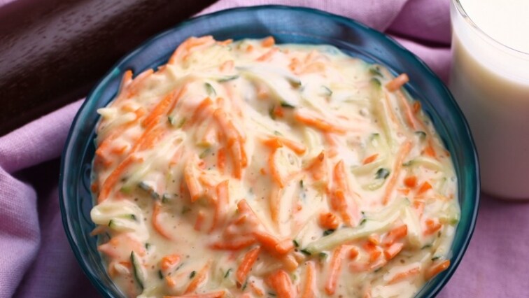 Majonézes cukkini saláta