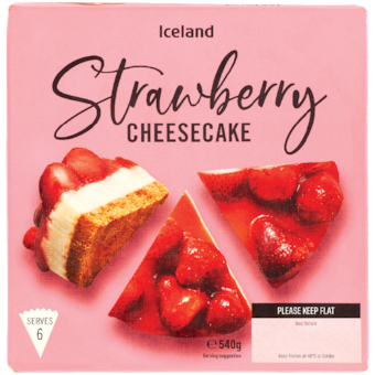 Iceland Cheesecake s jahodami
