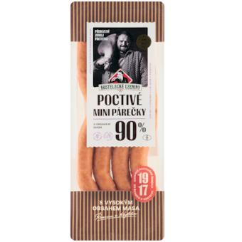 Kostelecké Uzeniny Poctivé mini párečky