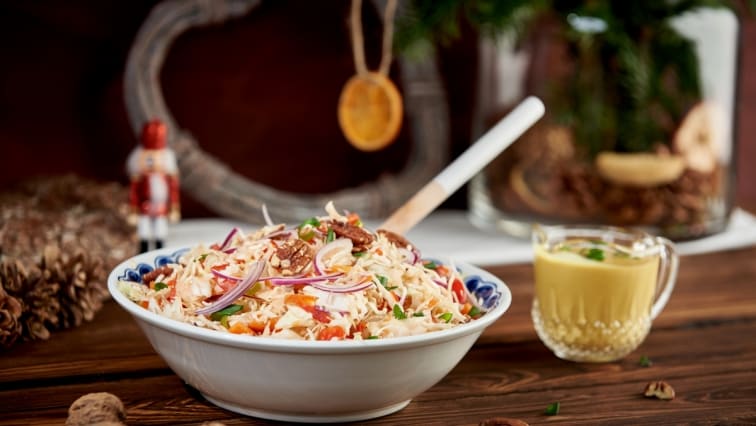 Vianočný kapustový šalát