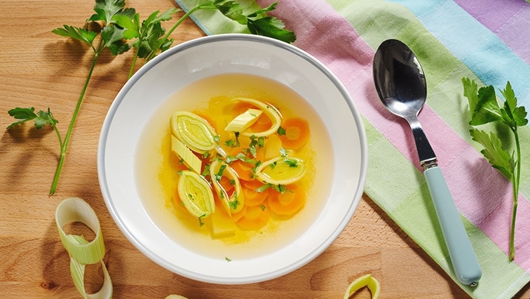 Pórová polievka so zeleninou