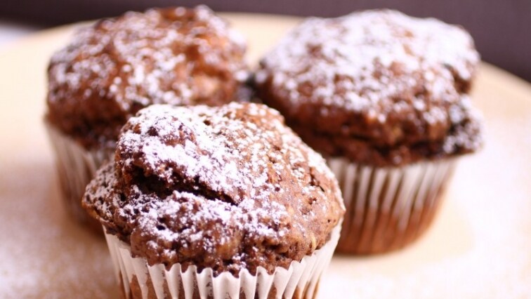 Csokoládés muffin trüffelkrémmel