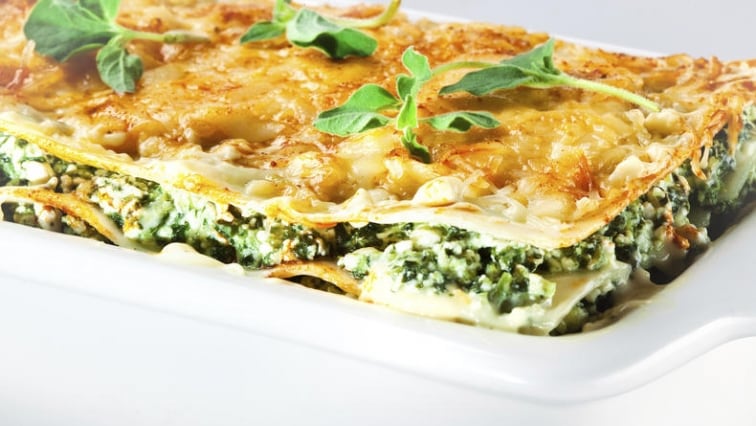 Špenátové lasagne