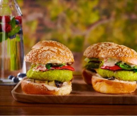 Vegetariánský monster burger