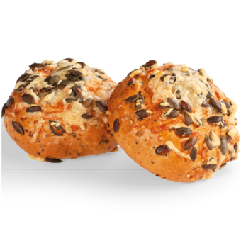 Bulka s dýňovými semínky a sýrem