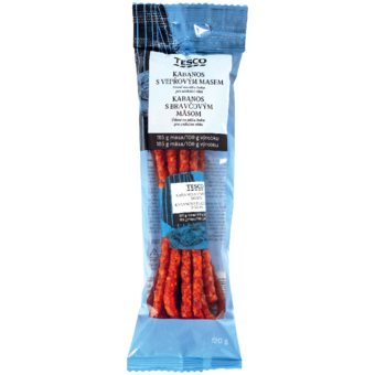 Tesco Kabanos s drůbežím masem