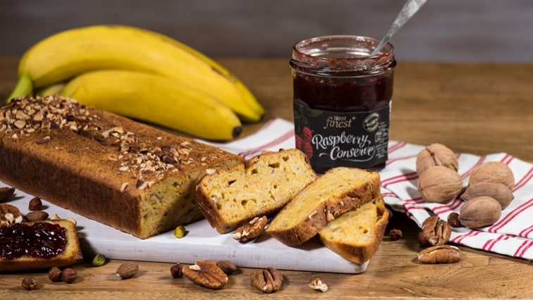 Banánovo-mrkvový chlebík