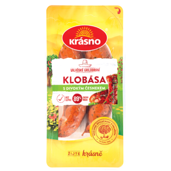 Krásno Klobása s divokým česnekem