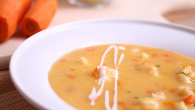 Sárgarépa-karfiol főzelék