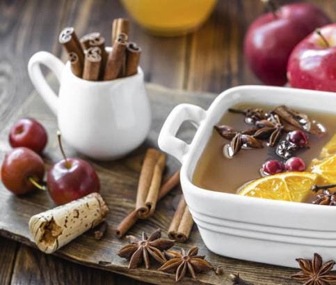 Jemný punč s bílým vínem