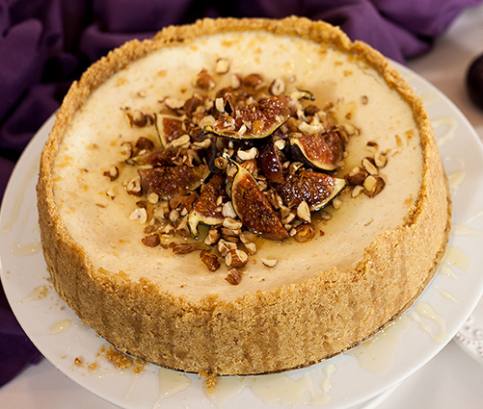 Vianočný cheesecake s figami