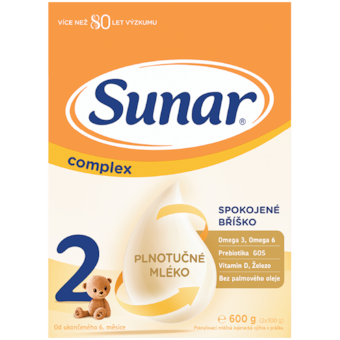 Sunar Complex kojenecká výživa v prášku