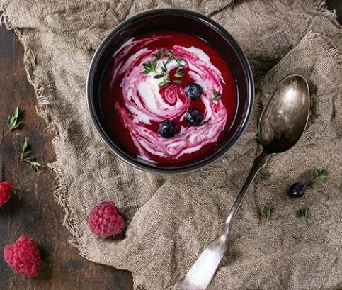 Leves gyümölcsjoghurttal