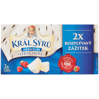 Král Sýrů Hermelín Duopack