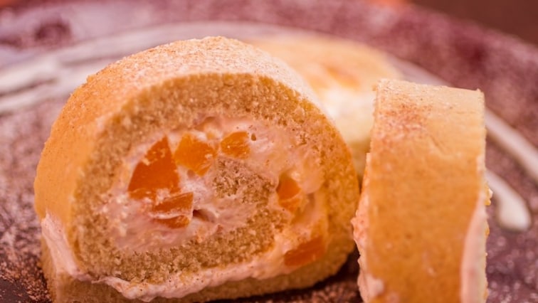 Barackos-túrós sütemény pudinggal