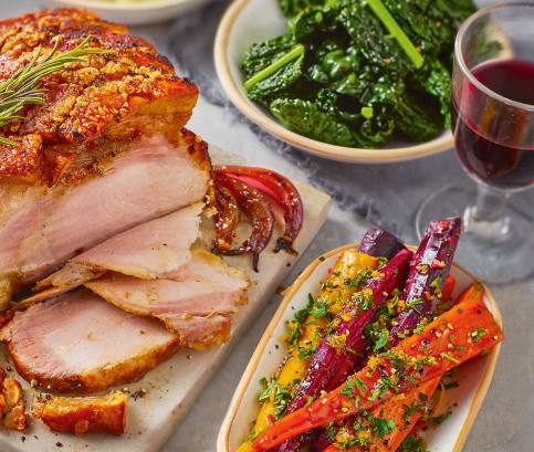 Ropogós bőrű sült sertésszűz 