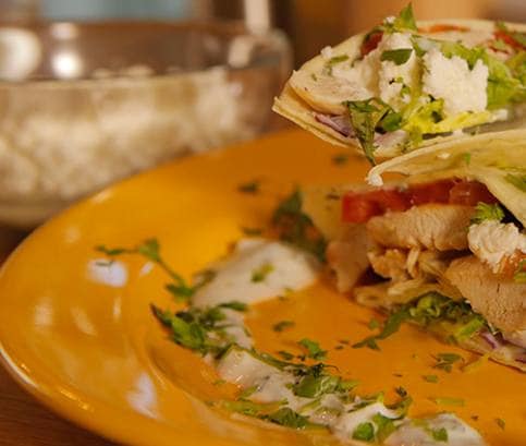 Domáce plnené wrapy