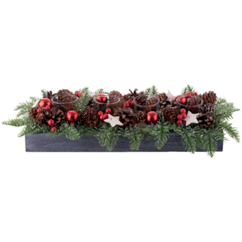 Adventní svícen na čajové svíčky*