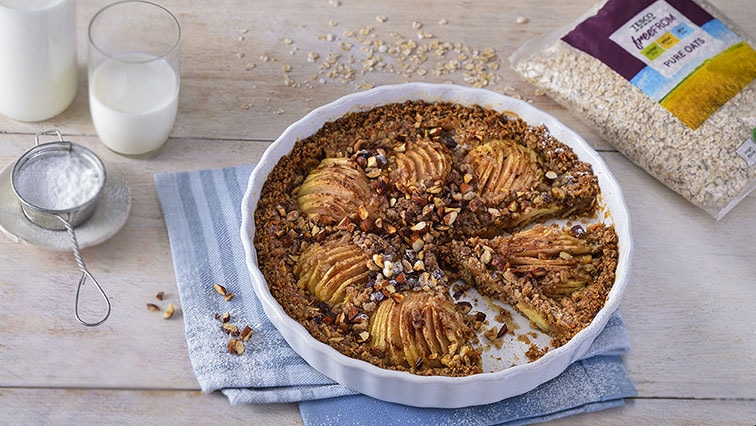 Körtés-karamellás tartlet