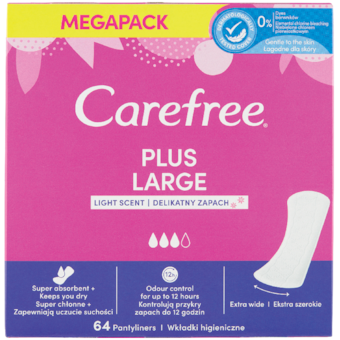 Carefree Slipové vložky Megapack