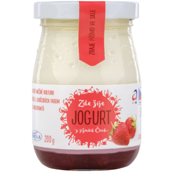 Agrola Jihočeský jogurt ve skle ochucený