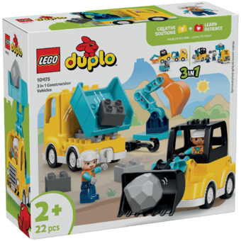LEGO® DUPLO® 10475 Vozidla na stavbě 3 v 1