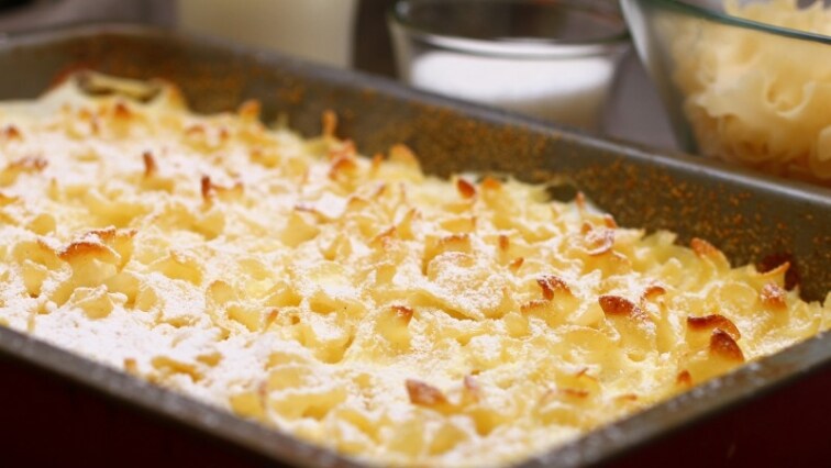 Túrós rakott tészta