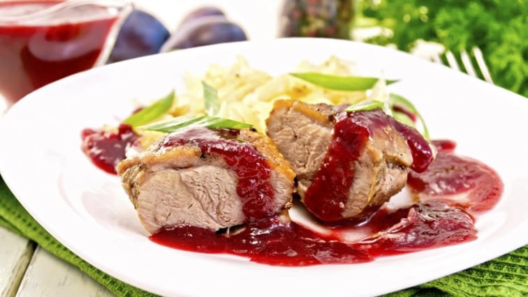 Kachní prsa se švestkovou omáčkou