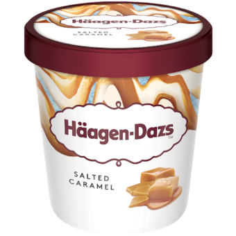 Häagen-Dazs Karamelová zmrzlina smetanová s polevou ze slaného máslového karamelu