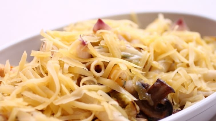 Tejszínes-zöldséges tészta