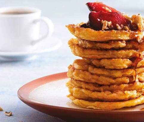 Tekvicové placky s jesenným ovocím