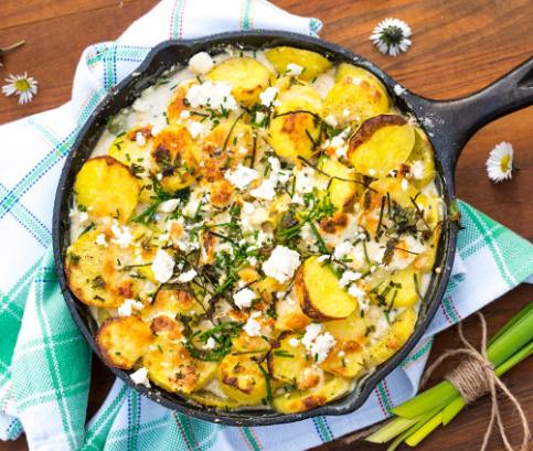 Jarný zemiakový mini nákyp